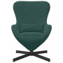 Sillón Huevo de Velvet Verde Oscuro | Foro24.es | Tu tienda online para hogar, jardín y más Foro24.es
