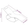 Rocking lounger 2 units in steel and cream textilene by vidaXL, Loungers - Ref: Foro24-318130, Price: 159,94 €, Discount: %