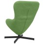 Sillón Huevo de Terciopelo Verde Claro de , Sillones - Ref: Foro24-42002759, Precio: 159,02 €