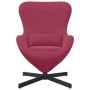 Sillón Huevo de VidaXL en Terciopelo Rojo Vino | Foro24.es | Tu tienda online para hogar, jardín y más Foro24.es