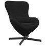 Sillón Huevo de Velvet Negro by , Armchairs - Ref: Foro24-42002762, Price: 159,13 €, Discount: %