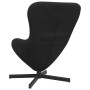 Sillón Huevo de Velvet Negro by , Armchairs - Ref: Foro24-42002762, Price: 159,13 €, Discount: %