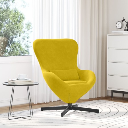 Sillón Huevo  de Terciopelo Amarillo | Foro24.es | Tu tienda online para hogar, jardín y más Foro24.es