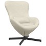 Sillón Huevo Terciopelo Crema by , Armchairs - Ref: Foro24-42002765, Price: 159,13 €, Discount: %