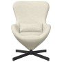 Sillón Huevo Terciopelo Crema by , Armchairs - Ref: Foro24-42002765, Price: 159,13 €, Discount: %