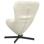 Sillón Huevo Terciopelo Crema by , Armchairs - Ref: Foro24-42002765, Price: 159,13 €, Discount: %