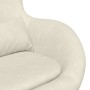 Sillón Huevo Terciopelo Crema by , Armchairs - Ref: Foro24-42002765, Price: 159,13 €, Discount: %
