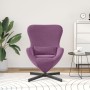 Sillón Huevo de Terciopelo Violeta by , Armchairs - Ref: Foro24-42002767, Price: 159,13 €, Discount: %