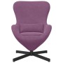 Sillón Huevo de Terciopelo Violeta by , Armchairs - Ref: Foro24-42002767, Price: 159,13 €, Discount: %
