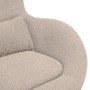 Sillón Huevo gris claro de tela similar a la lana rizada | Foro24.es | Tu tienda online para hogar, jardín y más Foro24.es