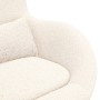 Sillón Huevo  Crema de Tela Parecida a Lana Rizada | Foro24.es | Tu tienda online para hogar, jardín y más Foro24.es