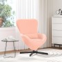 Sillón Huevo  Rosa de Tela Tipo Lana Rizada | Foro24.es | Tu tienda online para hogar, jardín y más Foro24.es