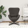 Sillón Huevo  Gris Oscuro con Tela Curly Similar a Lana | Foro24.es | Tu tienda online para hogar, jardín y más Foro24.es
