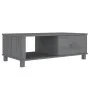HAMAR coffee table solid dark gray pine wood 100x55x35cm by vidaXL, Coffee table - Ref: Foro24-340454, Price: 87,50 €, Discou...