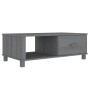 HAMAR Couchtisch, massives dunkelgraues Kiefernholz, 100 x 55 x 35 cm von vidaXL, Couchtisch - Ref: Foro24-340454, Preis: 72,...