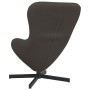Sillón Huevo  Gris Oscuro con Tela Curly Similar a Lana | Foro24.es | Tu tienda online para hogar, jardín y más Foro24.es