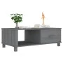 HAMAR coffee table solid dark gray pine wood 100x55x35cm by vidaXL, Coffee table - Ref: Foro24-340454, Price: 87,50 €, Discou...
