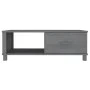 HAMAR coffee table solid dark gray pine wood 100x55x35cm by vidaXL, Coffee table - Ref: Foro24-340454, Price: 87,50 €, Discou...