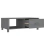 HAMAR coffee table solid dark gray pine wood 100x55x35cm by vidaXL, Coffee table - Ref: Foro24-340454, Price: 87,50 €, Discou...