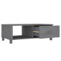 HAMAR Couchtisch, massives dunkelgraues Kiefernholz, 100 x 55 x 35 cm von vidaXL, Couchtisch - Ref: Foro24-340454, Preis: 72,...