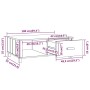 HAMAR Couchtisch, massives dunkelgraues Kiefernholz, 100 x 55 x 35 cm von vidaXL, Couchtisch - Ref: Foro24-340454, Preis: 72,...