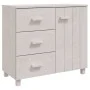 Aparador HAMAR madera maciza de pino blanco 90x40x80 cm de vidaXL, Aparadores - Ref: Foro24-340429, Precio: 169,11 €, Descuen...