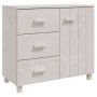 HAMAR Sideboard aus massivem weißem Kiefernholz 90x40x80 cm von vidaXL, Sideboards - Ref: Foro24-340429, Preis: 172,09 €, Rab...