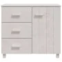 HAMAR Sideboard aus massivem weißem Kiefernholz 90x40x80 cm von vidaXL, Sideboards - Ref: Foro24-340429, Preis: 169,15 €, Rab...
