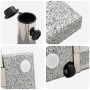 Base de Paraguas con Ruedas y Mango Gris Granito 29 kg Cuadrada | Foro24.es | Tu tienda online para hogar, jardín y más Foro24.es