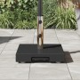 Base de Parasol con Ruedas y Mango Granito Negro 29 kg Cuadrada | Foro24.es | Tu tienda online para hogar, jardín y más Foro24.es