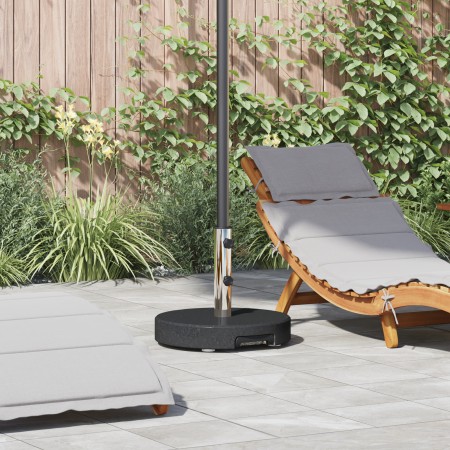 Base de Parasol con Ruedas y Mango Negro Granito 29 kg Redonda | Foro24.es | Tu tienda online para hogar, jardín y más Foro24.es
