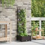 Jardinera con enrejado Marrón 40x40x125,5 cm von , Töpfe und Pflanzgefäße - Ref: Foro24-42002812, Preis: 35,26 €, Rabatt: %