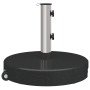 Base de Parasol con Ruedas y Mango Negro Granito 29 kg Redonda | Foro24.es | Tu tienda online para hogar, jardín y más Foro24.es
