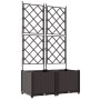 Macetero con trellis 2 pcs Marrón 80x40x143 cm von , Töpfe und Pflanzgefäße - Ref: Foro24-42002815, Preis: 74,09 €, Rabatt: %