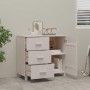 HAMAR Sideboard aus massivem weißem Kiefernholz 90x40x80 cm von vidaXL, Sideboards - Ref: Foro24-340429, Preis: 172,09 €, Rab...