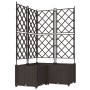 Macetero de Jardín con Treillis 3 pcs Marrón 80x80x143 cm | Foro24.es | Tu tienda online para hogar, jardín y más Foro24.es