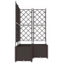 Macetero de Jardín con Treillis 3 pcs Marrón 80x80x143 cm | Foro24.es | Tu tienda online para hogar, jardín y más Foro24.es