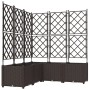 Macetero de Jardín con Trellis 5 pcs Marrón 120x120x143 cm von , Töpfe und Pflanzgefäße - Ref: Foro24-42002820, Preis: 162,67...