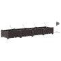 Maceteros de Jardín  con Sistema de Riego 4 pcs Marrón | Foro24.es | Tu tienda online para hogar, jardín y más Foro24.es