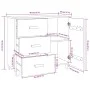 HAMAR Sideboard aus massivem weißem Kiefernholz 90x40x80 cm von vidaXL, Sideboards - Ref: Foro24-340429, Preis: 169,15 €, Rab...