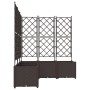 Macetero de Jardín con Trellis 5 pcs Marrón 120x120x143 cm von , Töpfe und Pflanzgefäße - Ref: Foro24-42002820, Preis: 162,67...