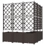 Macetero de Jardín con Trellis 5 pcs Marrón 120x120x143 cm von , Töpfe und Pflanzgefäße - Ref: Foro24-42002820, Preis: 162,67...