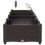 Maceteros de Jardín  con Sistema de Riego 4 pcs Marrón | Foro24.es | Tu tienda online para hogar, jardín y más Foro24.es