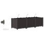 Jardineras  con sistema de riego 3 pcs Marrón | Foro24.es | Tu tienda online para hogar, jardín y más Foro24.es