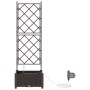 Maceteros de jardín  con sistema de riego marrón | Foro24.es | Tu tienda online para hogar, jardín y más Foro24.es
