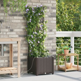 Maceteros de Jardín con Sistema de Riego Brown