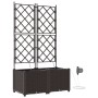 Maceteros de jardín con sistema de riego 2 pcs Marrón von , Töpfe und Pflanzgefäße - Ref: Foro24-42002828, Preis: 112,66 €, R...