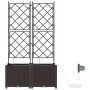 Maceteros de jardín con sistema de riego 2 pcs Marrón von , Töpfe und Pflanzgefäße - Ref: Foro24-42002828, Preis: 112,66 €, R...