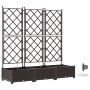 Maceteros de Jardín  con Sistema de Irrigación 3 pcs Marrón | Foro24.es | Tu tienda online para hogar, jardín y más Foro24.es