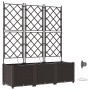 Maceteros de jardín con sistema de riego 3 pcs Marrón von , Töpfe und Pflanzgefäße - Ref: Foro24-42002830, Preis: 122,95 €, R...